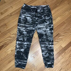 Men’s Alexander McQueen Sweatpants Black/white Cotton - Size XL (Fits Size M/L)